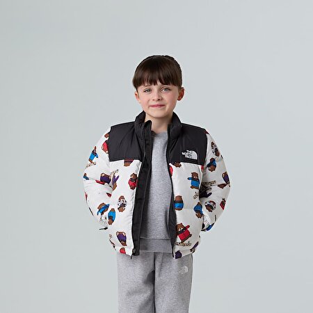 Çocuk 1996 Retro Nuptse Printed Mont