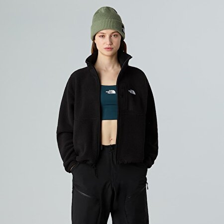 Kadın Yumiori Off-Peak Tam Boy Fermuarlı Polar Mont