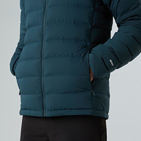 Erkek Abseil Stretch Kaz Tüyü Kapüşonlu Mont