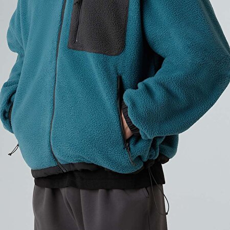 Erkek Yumiori Çift Taraflı Polar Mont