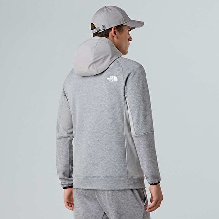 Erkek Mountain Athletics 1/4 Fermuarlı Kapüşonlu Polar