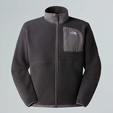 Erkek Yumiori Off-Peak Tam Boy Fermuarlı Polar Mont