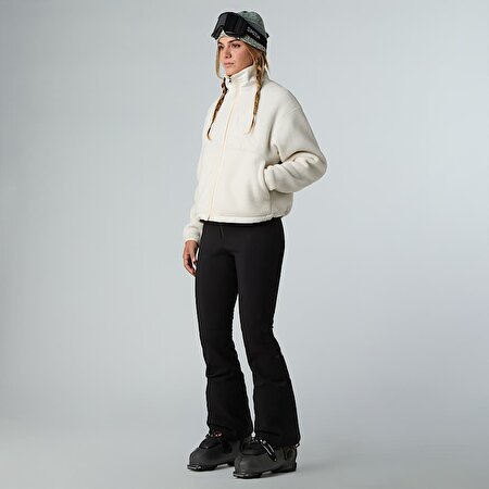 Kadın Yumiori Off-Peak Tam Boy Fermuarlı Polar Mont