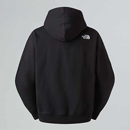 Unisex Oversized Tam Boy Fermuarlı Kapüşonlu Üst