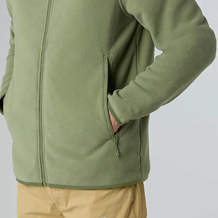 Erkek Glacier Tam Boy Fermuarlı Polar