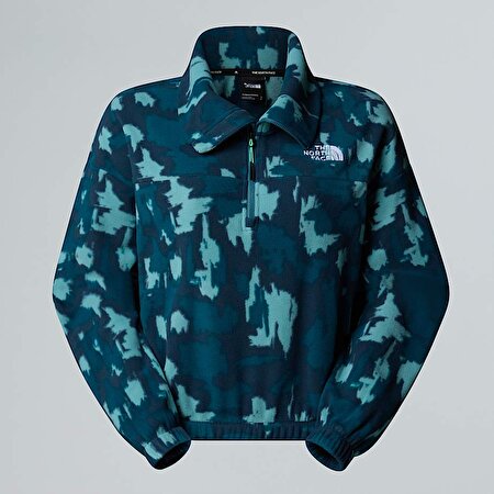 Kadın Mountain Athletics 1/2 Fermuarlı Printed Polar