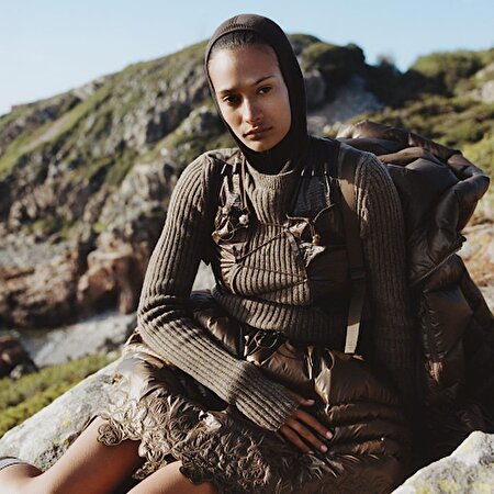 TNF x Cecılıe Bahnsen Elena Down Etek