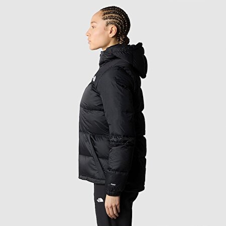 KADIN DIABLO KAPÜŞONLU KAZ TÜYÜ MONT