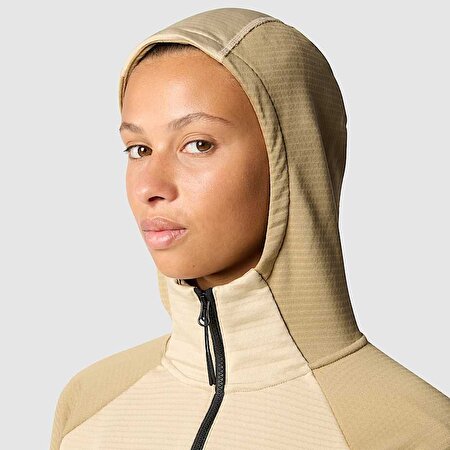 KADIN MOUNTAIN ATHLETICS TAM BOY FERMUARLI POLAR KAPÜŞONLU ÜST