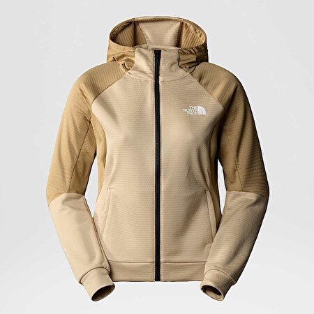 KADIN MOUNTAIN ATHLETICS TAM BOY FERMUARLI POLAR KAPÜŞONLU ÜST