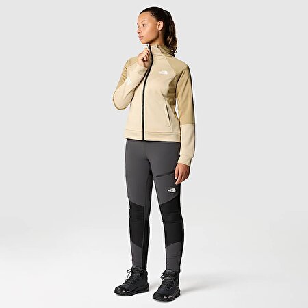 KADIN MOUNTAIN ATHLETICS TAM BOY FERMUARLI POLAR KAPÜŞONLU ÜST