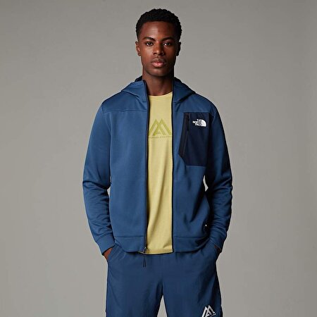 Erkek Mountain Athletics Tam Boy Fermuarlı Polar