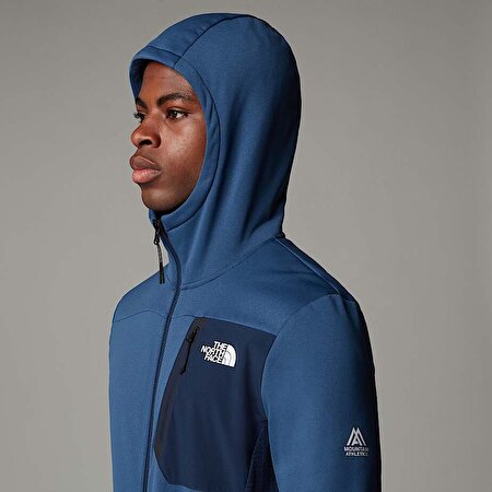 Erkek Mountain Athletics Tam Boy Fermuarlı Polar