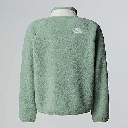 Kız Çocuk Yumiori Tam Boy Fermuarlı Polar Mont