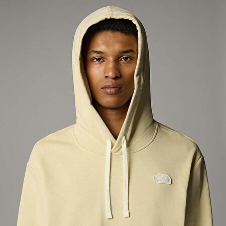 Erkek Terry Relaxed Kapüşonlu Üst