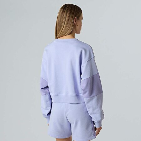 Kadın Terry Oversized Cropped Sweatshirt