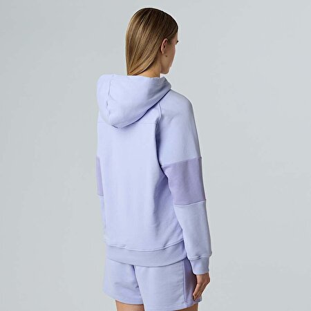 Kadın Terry Relaxed Kapüşonlu Üst