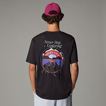 Unisex Never Stop Relaxed Tişört