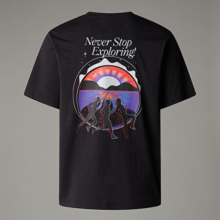 Unisex Never Stop Relaxed Tişört