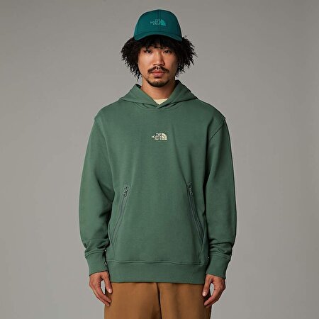 Erkek Heritage Graphic Relaxed Kapüşonlu Üst