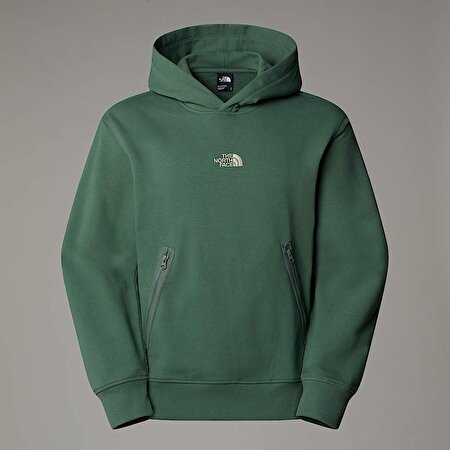 Erkek Heritage Graphic Relaxed Kapüşonlu Üst