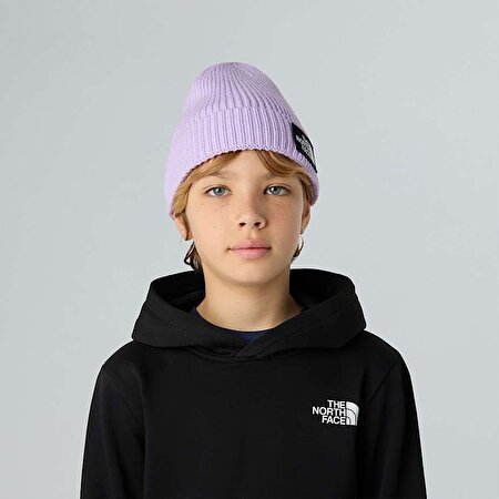 Çocuk TNF Logo Box Cuffed Bere