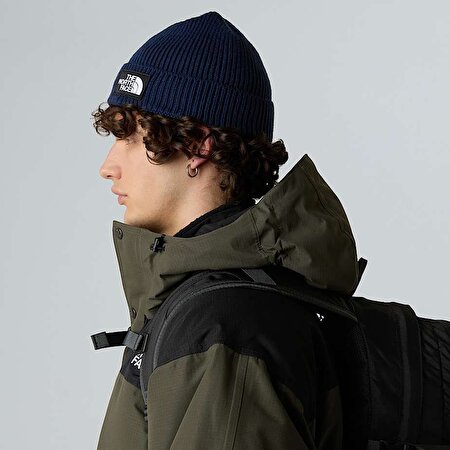 TNF Logo Box Cuffed Bere