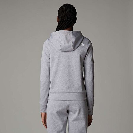 Kadın Reaxion Polar Tam Boy Fermuarlı Kapüşonlu Üst