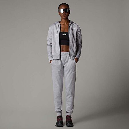 Kadın Reaxion Polar Tam Boy Fermuarlı Kapüşonlu Üst