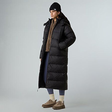 Kadın Hydrenalite City Uzun Kaz Tüyü Kapüşonlu Parka