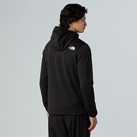 Erkek Mountain Athletics Tam Boy Fermuarlı Kapüşonlu Polar