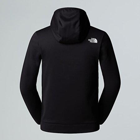 Erkek Mountain Athletics Tam Boy Fermuarlı Kapüşonlu Polar