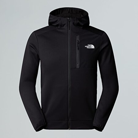 Erkek Mountain Athletics Tam Boy Fermuarlı Kapüşonlu Polar