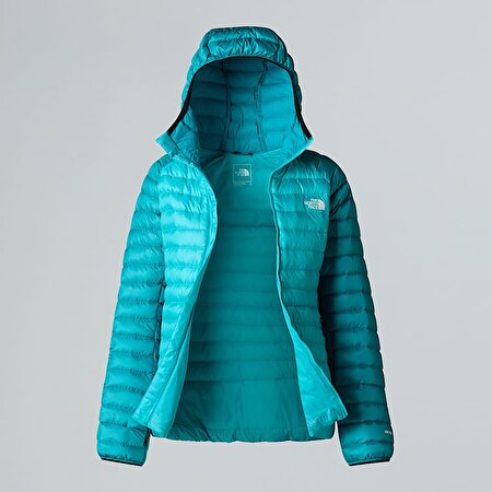 Kadın Bettaforca Kapüşonlu Kaz Tüyü Mont