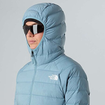 Kadın Abseil Stretch Kaz Tüyü Kapüşonlu Mont