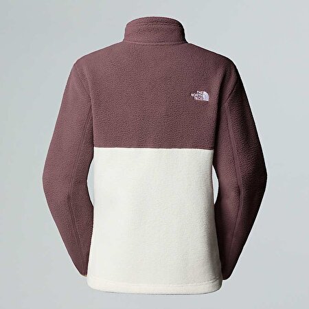 Kadın Yumiori Tam Boy Fermuarlı Polar Mont