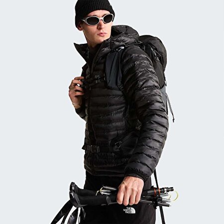 Erkek Huila Sentetik İzolasyonlu Kapüşonlu Mont