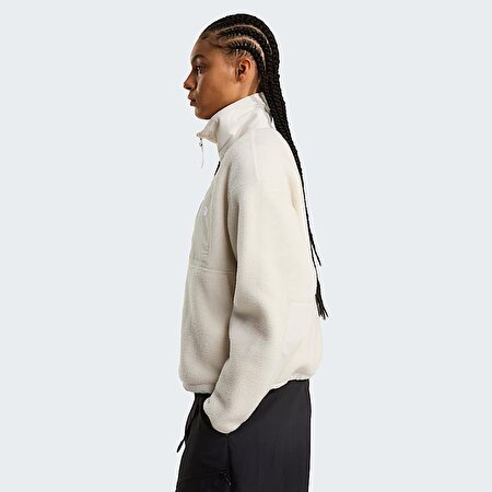 Kadın Yumiori Off-Peak Tam Boy Fermuarlı Polar Mont