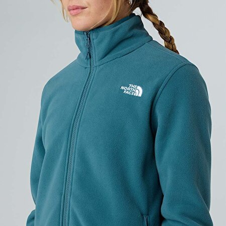 Kadın Glacier Tam Boy Fermuarlı Polar