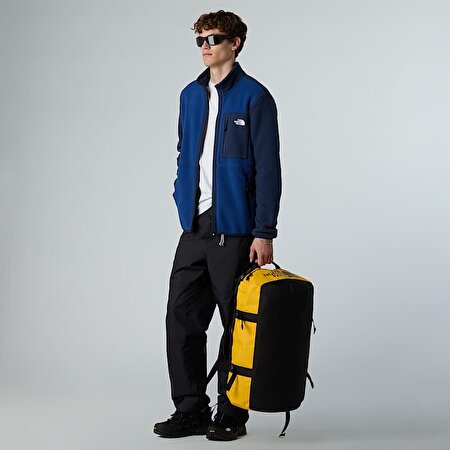 Erkek Yumiori Tam Boy Fermuarlı Polar Mont