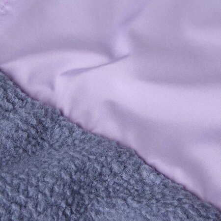 Kız Çocuk Yumiori Tam Boy Fermuarlı Polar Mont