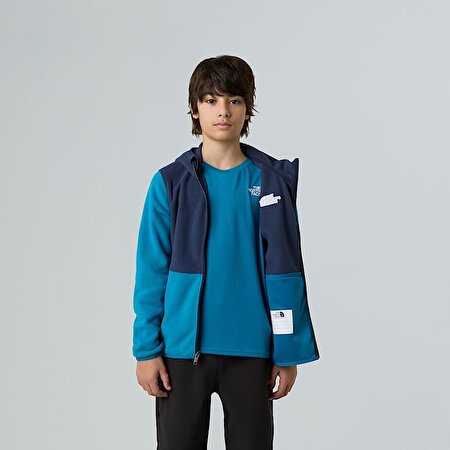 Çocuk Glacier Tam Boy Fermuarlı Polar