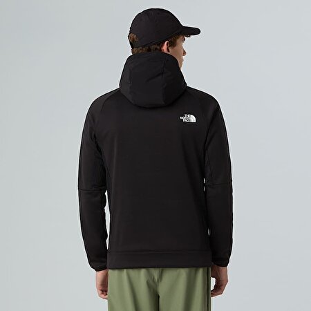 Erkek Mountain Athletics 1/4 Fermuarlı Kapüşonlu Polar