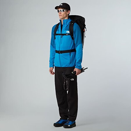 Erkek Meteora Tam Boy Fermuarlı Polar Mont