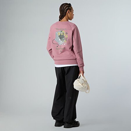 Kadın Connect Relaxed Graphic Sweatshirt