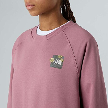 Kadın Connect Relaxed Graphic Sweatshirt