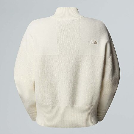 Kadın Yarım Fermuarlı Logo Sweatshirt