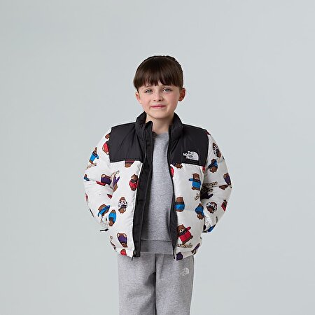Çocuk 1996 Retro Nuptse Printed Mont