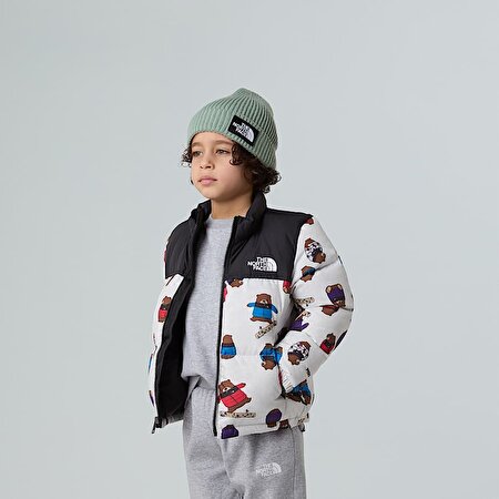 Çocuk 1996 Retro Nuptse Printed Mont