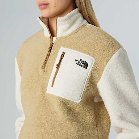 Kadın Yumiori 1/4 Fermuarlı Polar Mont